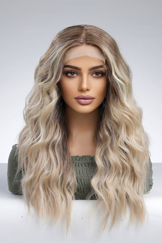 13*2" Women's Lace Front Wigs Synthetic Long Wave 24'' 150% Density