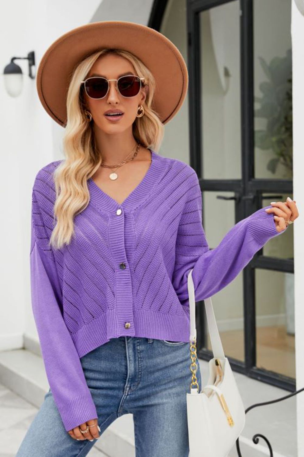 SavannahTree V-Neck Button Down Cardigan