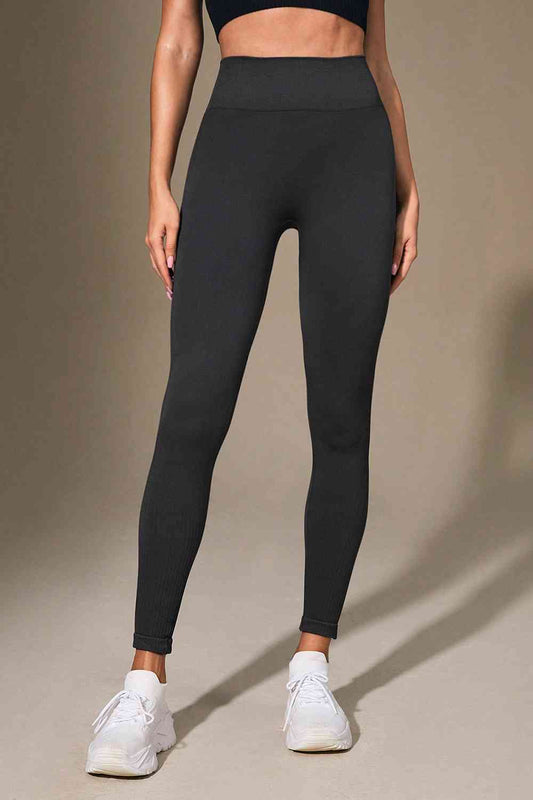 Charcoal Wide Waistband Sports Leggings