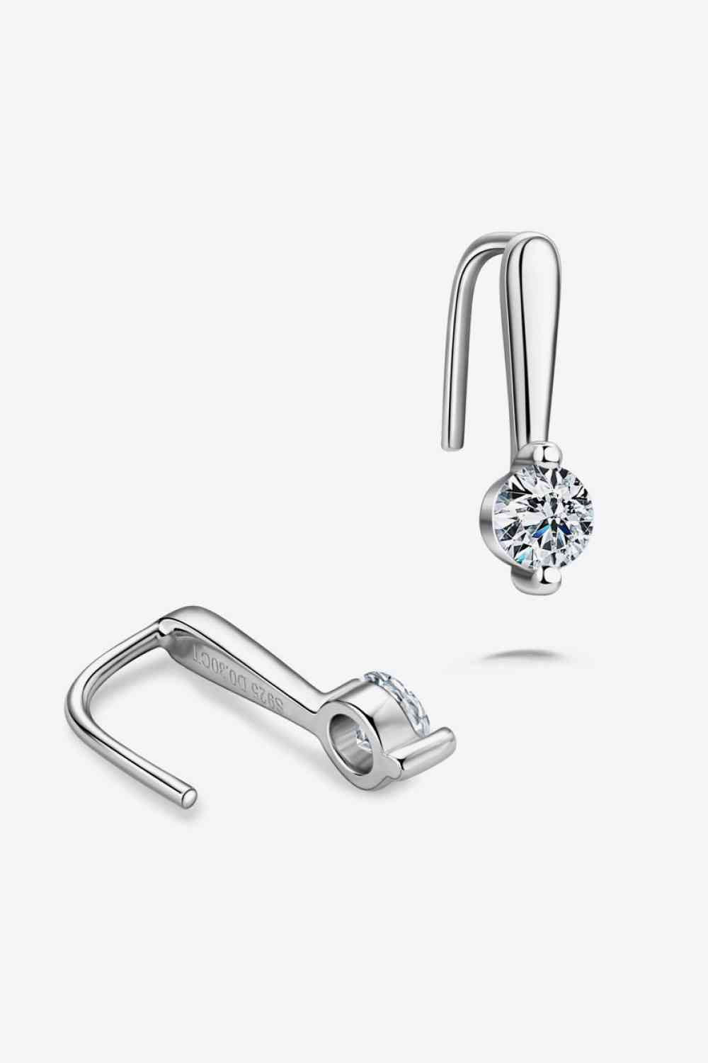 Moissanite 925 Sterling Silver Earrings