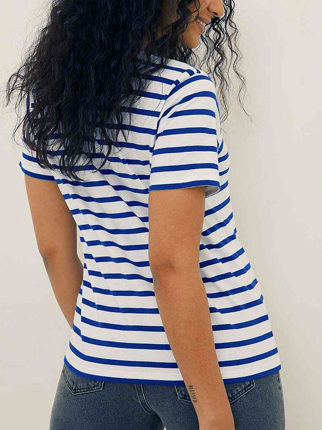 Striped Short Sleeve T-Shirt