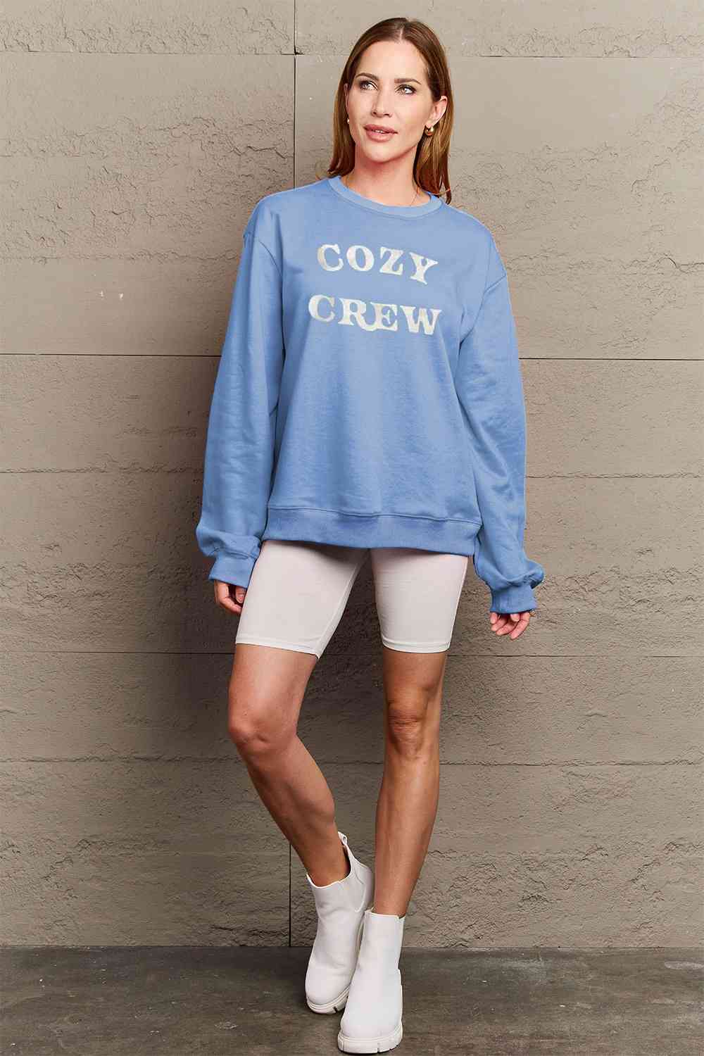 Simply Love SEASONAL Full Size COZY GREW Graphic Sweatshirt