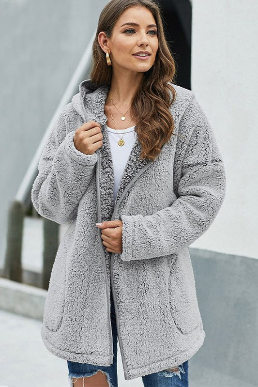 So Comfy & Soft Hooded Teddy Coat
