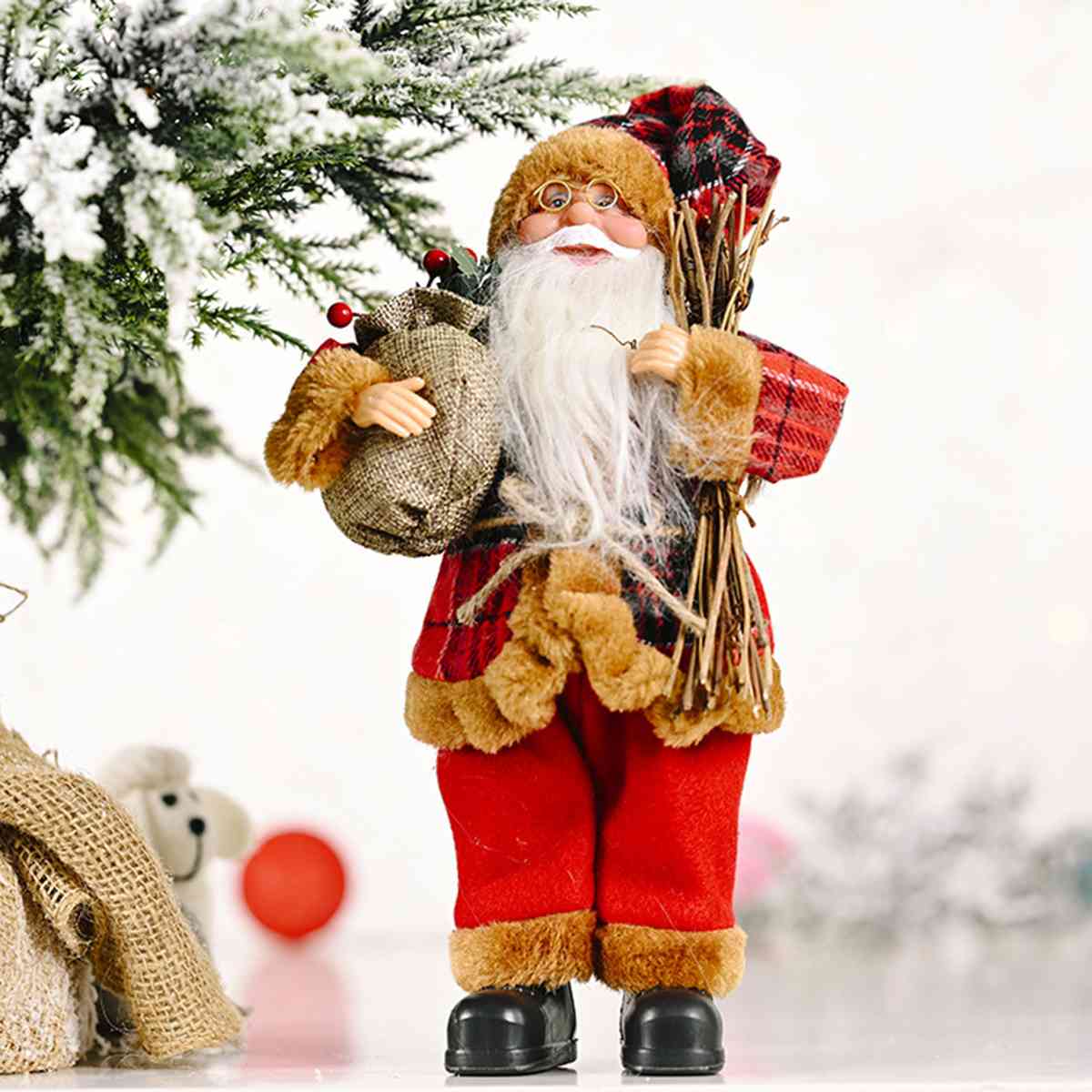 Santa Claus Decor Gnome 11.8" H x 7.9" W