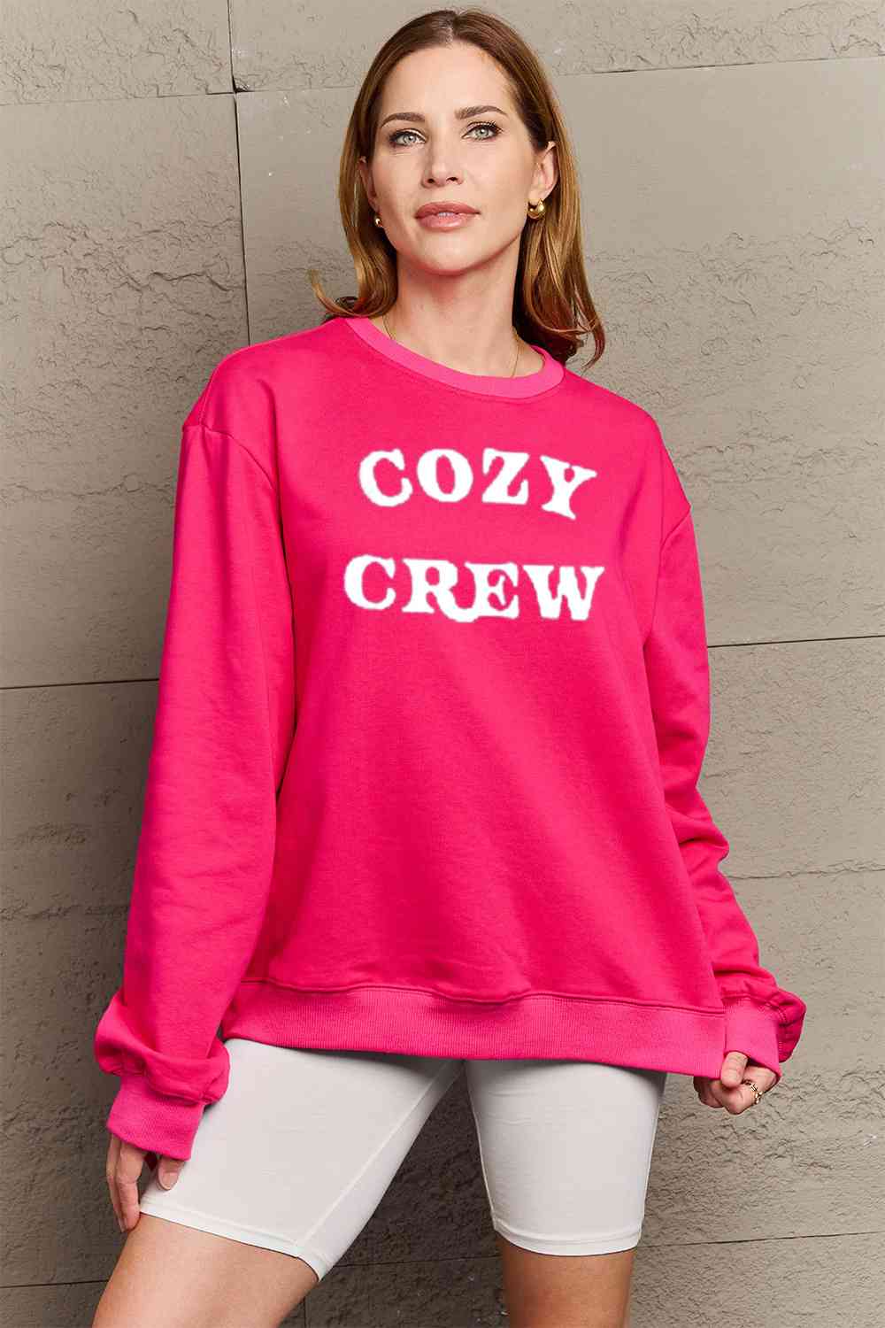 Simply Love SEASONAL Full Size COZY GREW Graphic Sweatshirt