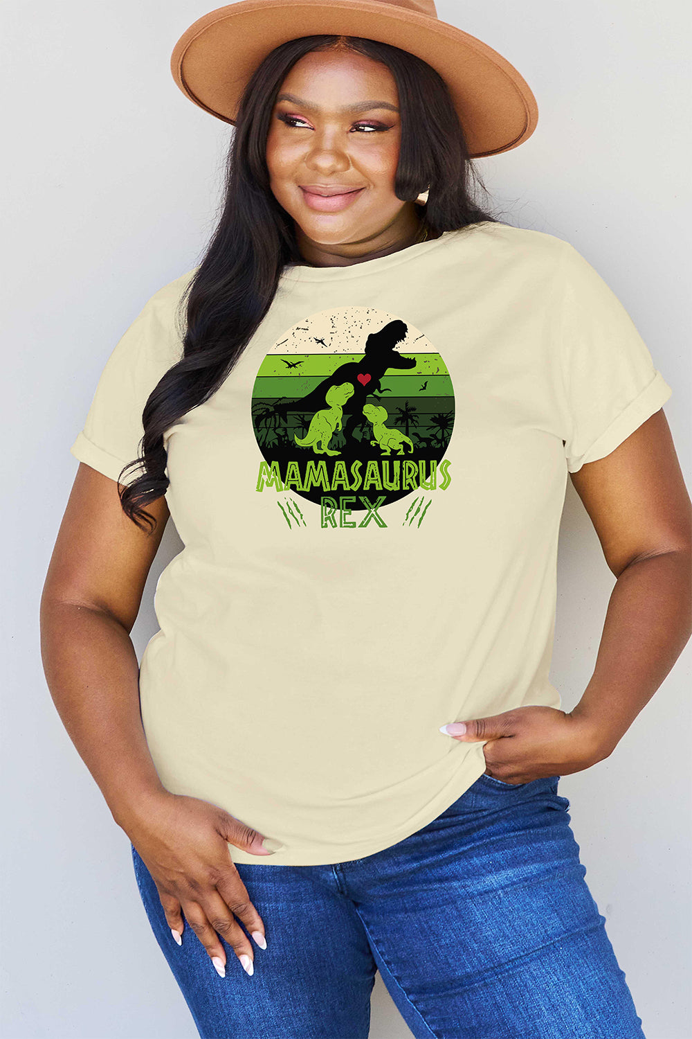 Simply Love Full Size MAMASAURUS REX Graphic T-Shirt