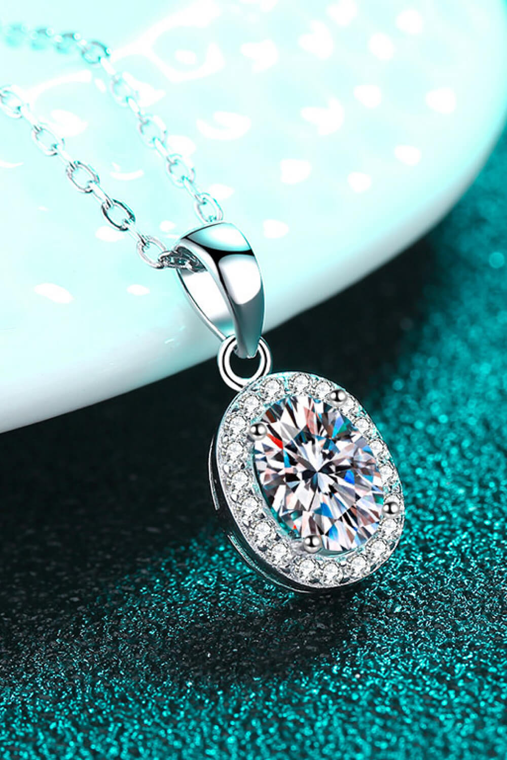 Women's Be The One 1 Carat Moissanite Pendant Necklace