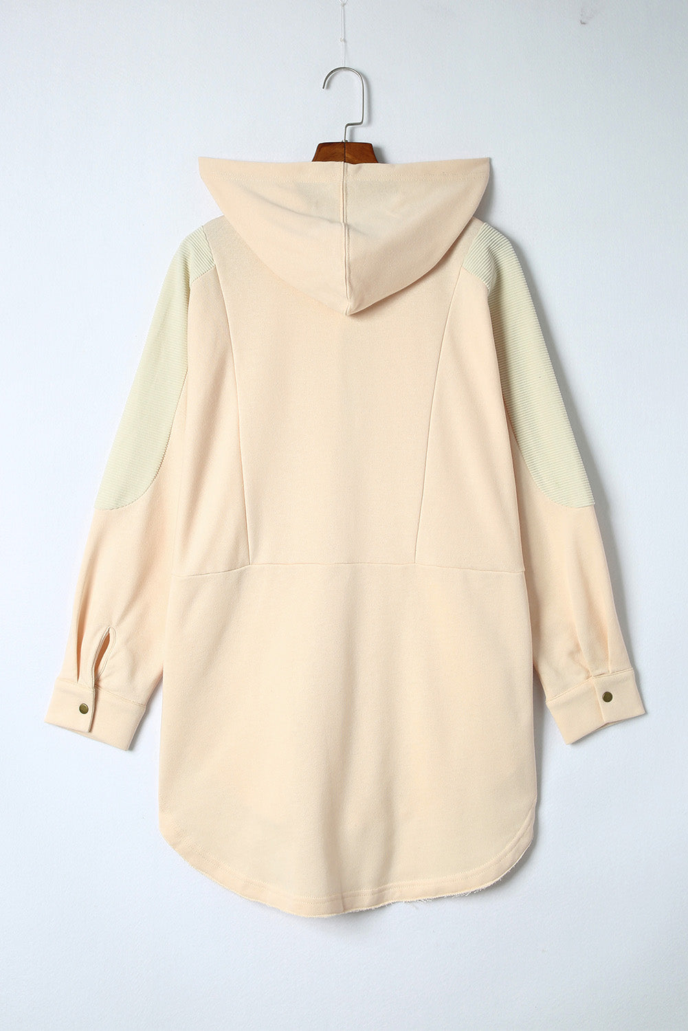 Full Size Long Sleeve Buttoned Hoodie with Pockets