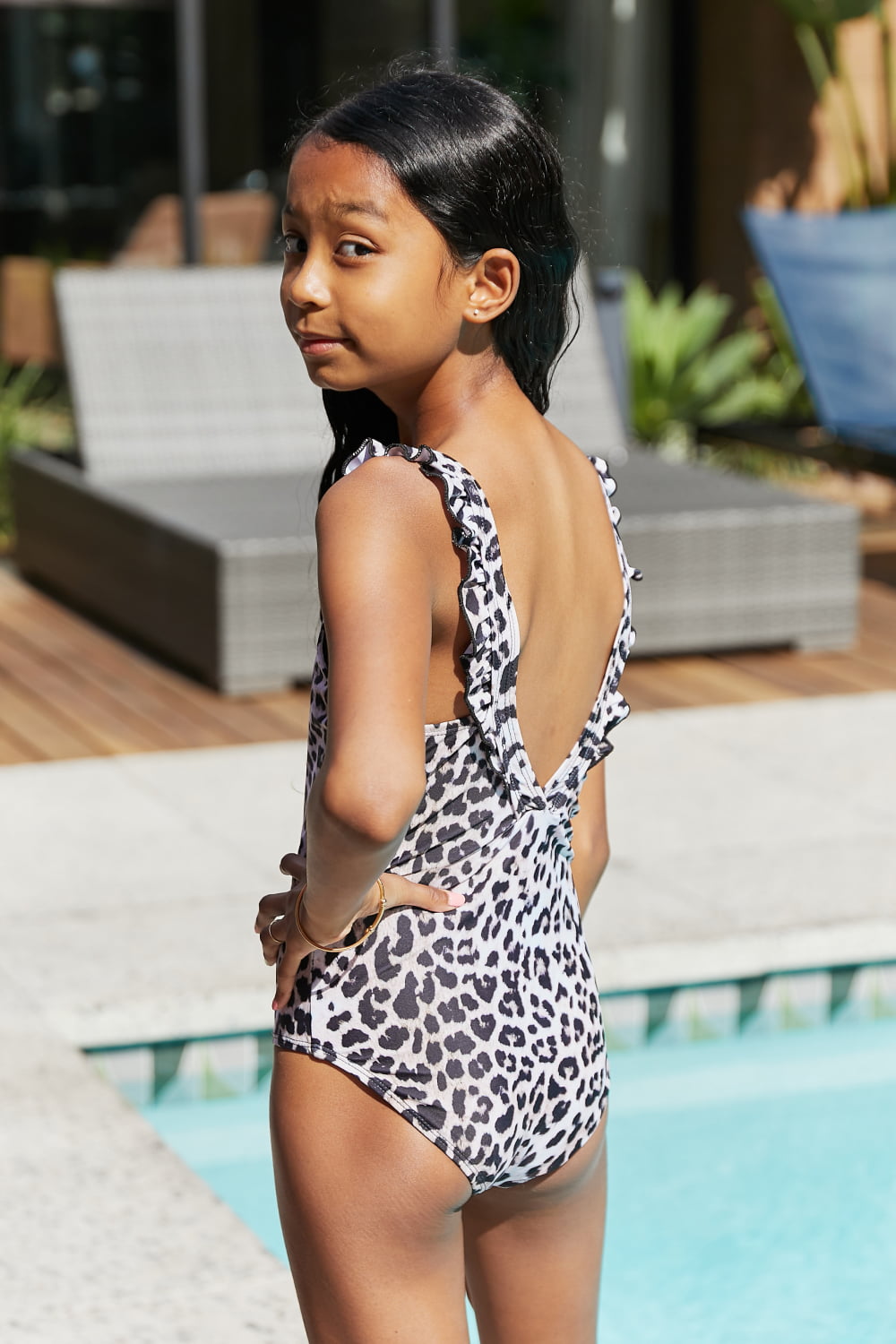 Marina West Swim GIRLS YOUTH Float On Ruffled One-Piece in Cat SZ 18M-11Y 🐶🧸