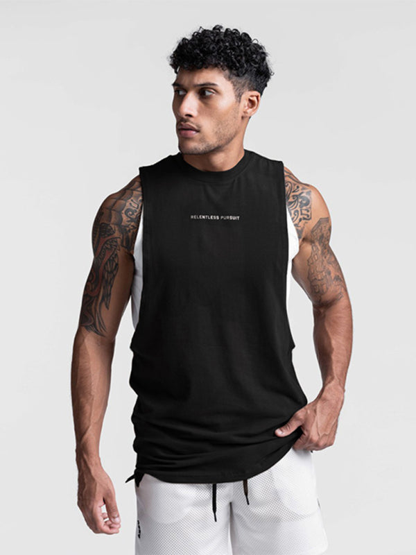 Men's Sports Trendy Brand Loose Sleeveless Quick-drying Tank Top