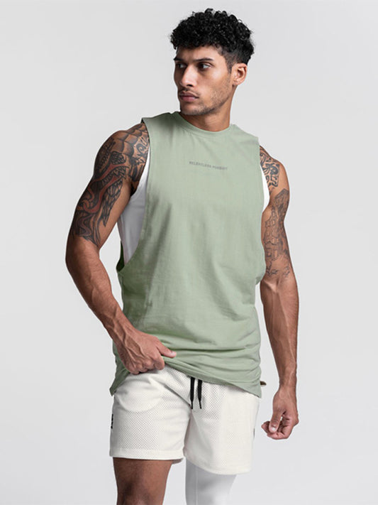 Men's Sports Trendy Brand Loose Sleeveless Quick-drying Tank Top