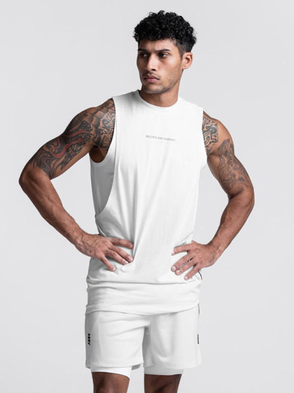 Men's Sports Trendy Brand Loose Sleeveless Quick-drying Tank Top